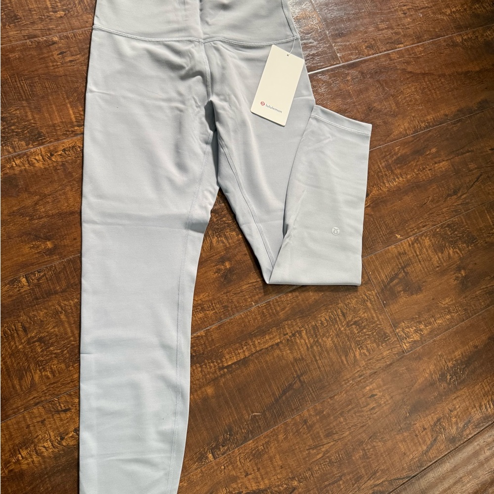 Lululemon Soft Gray Wunder Train HR Tight 25” Leggings NWT